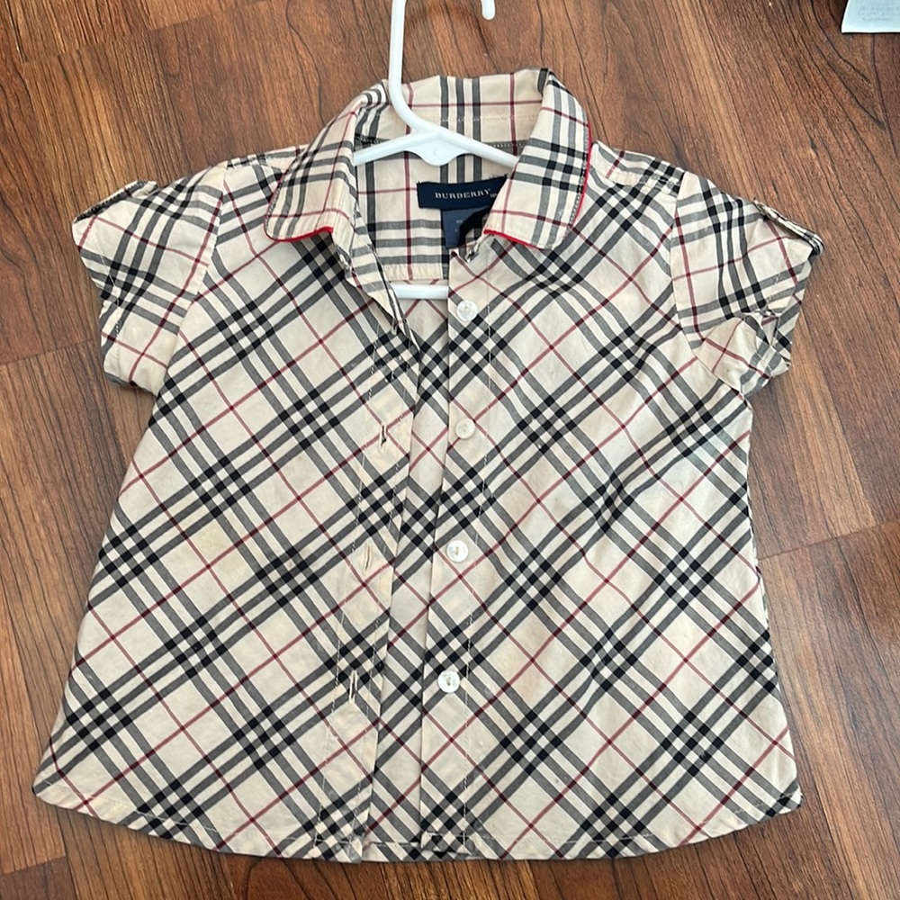 Burberry Toddler Button Up Shirt